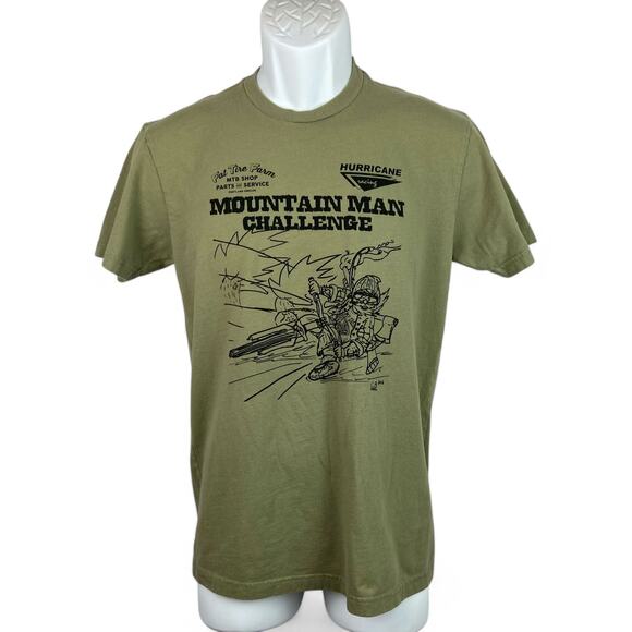 Mountain Man Challenge T Shirt Bike Racing Fat Tire Farm Portland Oregon Small - Picture 1 of 8